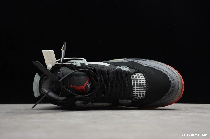 4 White Off CV9388-001 Bred x Air Retro Jordan 0707